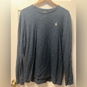 BUNDLE - Polo by Ralph Lauren Men's Navy Blue and Green Long Sleeve Shirts